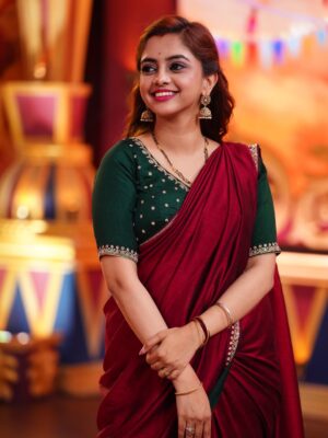 Sukrutha Nag Instagram - ❤️Saree vibes only❤️
.
.
Pc:- @iam_mrinalkashyap 🥰