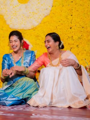 Sureka Instagram - Us laughing over news we see on us😂🧡🧿