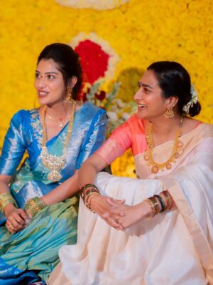 Sureka Instagram - Us laughing over news we see on us😂🧡🧿