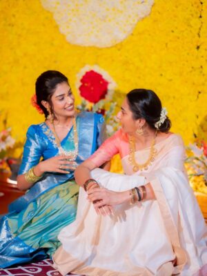 Sureka Instagram - Us laughing over news we see on us😂🧡🧿