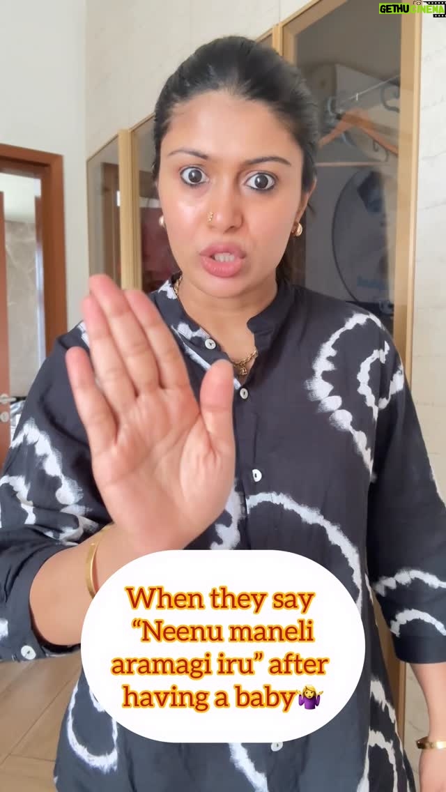 Sushmitha Ashwin - 15.6K Likes - Can you relate?🤣
Tag a mommy🙊🤣

#reels #trending #viral #mooguthihudugi #kannada #concept #relatable #bengaluruhudugi #kannadareels #newmommy