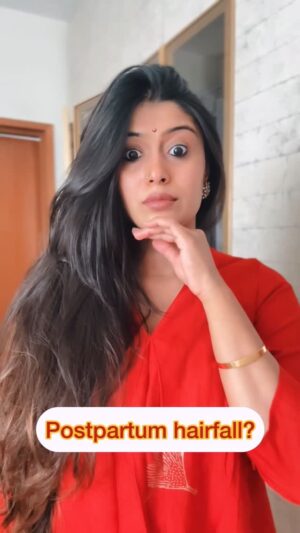 Sushmitha Ashwin Instagram - Comment link 🔗♥️

#postpartum #mooguthihudugi #hairproduct #relatable