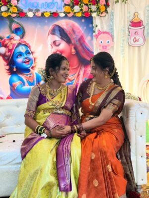 Sushmitha Sheshagiri Instagram - All about Radha Seemantha function ✨❤️
