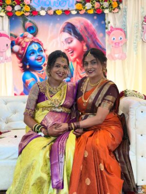 Sushmitha Sheshagiri Instagram - All about Radha Seemantha function ✨❤️