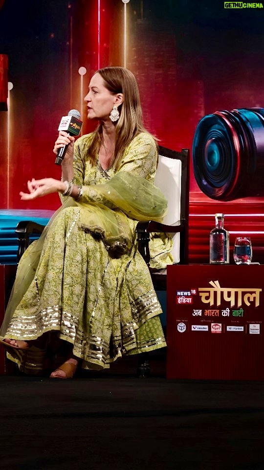 Suzanne Bernert - 1.6K Likes - Catch me shining bright at the News18 Chaupal Event 2025 ! Panel discussion with friends from all over who made Bharat their home. 
You can find the video on YouTube News18 "Dil to Hindustani"! 

Gorgeous Indian vibes in Cotton Angrakha Suit Set at the Taj Palace with those stunning earrings 🩷
Made in Bharat sustainable fashion that just shines 🎇✨