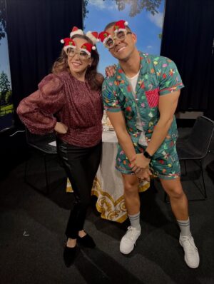 Suzanne Paul Instagram - Merry Christmas from our dining table to yours. Hope you’re all having a smashing festive season. Don’t forget to catch our Christmas episodes. Part one and two is available now! 🎄🥂