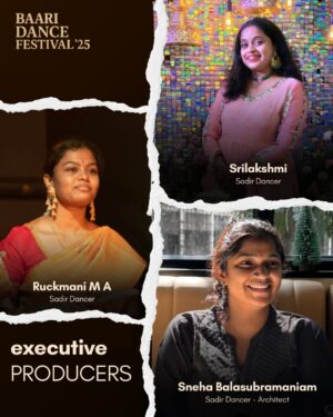 Swarnamalya Instagram - Meet the team behind Baari Dance Festival ‘25 ✨
Endless gratitude for the passion and love for arts that made it all happen!! 
.
.
.
#baaritheculturespace #baaridancefestival2025 #dancecommunity #art