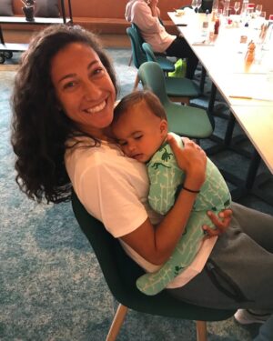 Sydney Leroux Instagram - Happy National Girls and Women in Sports Day! Roux has been so lucky to be around such strong, amazing and powerful women her entire life. It makes me question why she isn’t athletic.