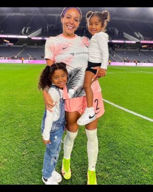Sydney Leroux Instagram - Happy National Girls and Women in Sports Day! Roux has been so lucky to be around such strong, amazing and powerful women her entire life. It makes me question why she isn’t athletic.
