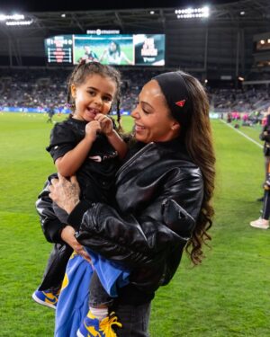 Sydney Leroux Instagram - Happy National Girls and Women in Sports Day! Roux has been so lucky to be around such strong, amazing and powerful women her entire life. It makes me question why she isn’t athletic.