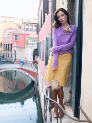 Sylvia Hoeks Instagram - VENICE FILMFESTIVAL X MIU MIU WOMEN’S TALES 
Thank you @miumiu 

Style @chercoulter 
Hair @sheridanwardofficial 
MU @benjaminpuckey