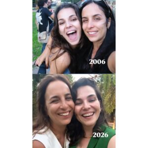 Tainá Müller Instagram - Há 20 anos ela me escolheu pra um filme e eu escolhi ela como a irmã mais velha que não tive ❤️ Há 20 anos a gente faz fotos como essas no amanhecer. Produtora do meu primeiro filme como atriz e primeiro filme como diretora, madrinha do meu filho, @biancavillar é família escolhida e eu sou muito grata a todos esses anos juntas, passando por tantas fases, alegrias, perrengues e principalmente: festas e risadas boas 😅 Te amo, sis! Vida longa e vida boa pra vc, que vc merece!