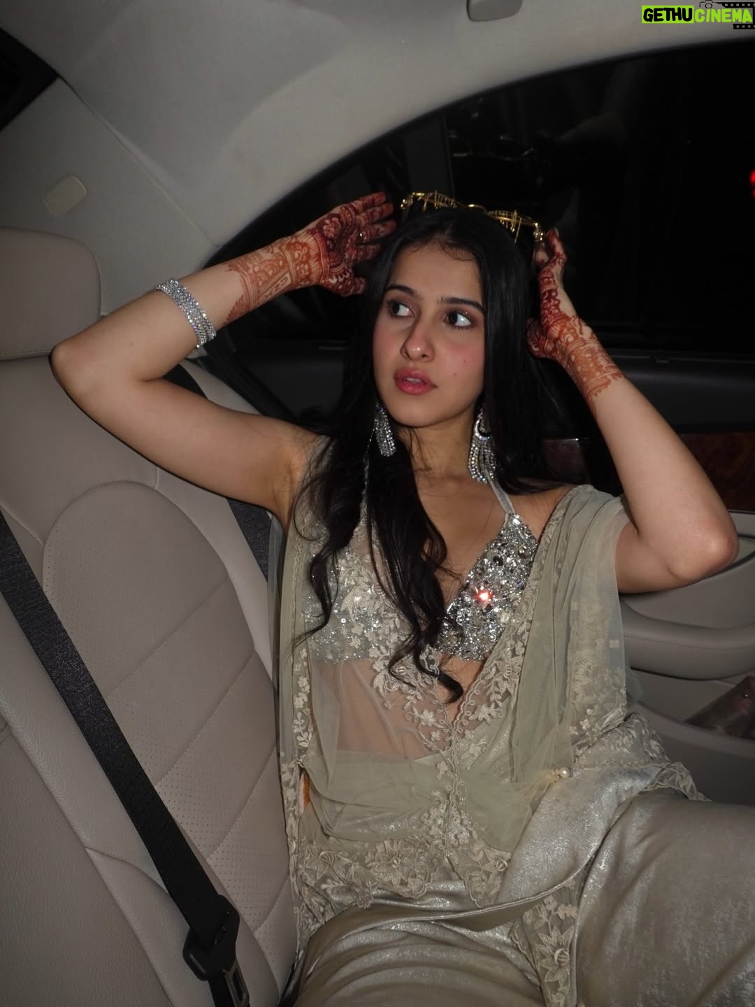 Taneesha Mirwani - 112.1K Likes - too much masti has happened 
fit @dilnazkarbhary 
glasses @bhavyarameshjewelry
styled by @nishthaparwani 
assisted by @_priyyyanshii
