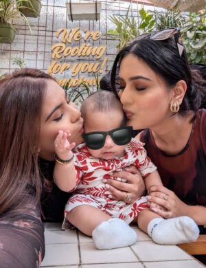 Tanisha Mehta Instagram - Cutest Santa gift ever ā„ļøš#nephew š§æ