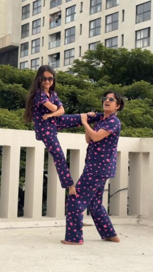 Tanuja Jt Instagram - Challenge accepted 🤩 

#mahita_v_official #voetonto #trending #motherhood #motheranddaughter #kids #reels #reelsinstagram #mahitareels #viralkids #trendingreels #challenge