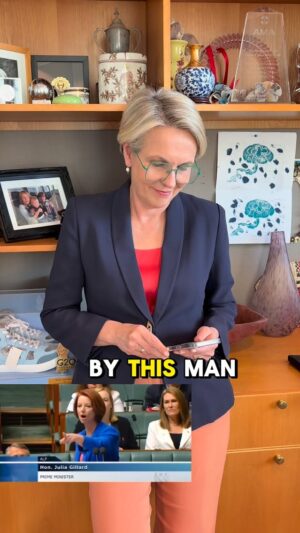 Tanya Plibersek Instagram - Thirteen years ago, the Prime Minister of Australia and my dear friend @juliagillard stood up and set the world on fire. Her words struck a chord with women everywhere because they gave voice to something so many of us have lived. It was electrifying in the House that day. Listening back, it still makes me smile.