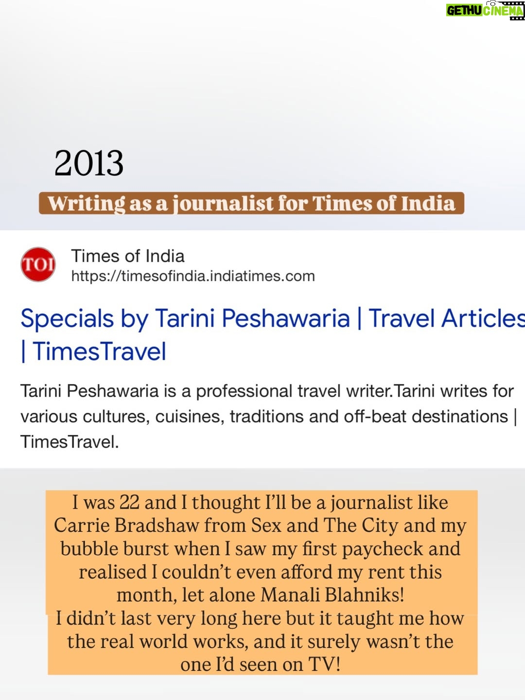 Tarini Peshawaria - 21.9K Likes - What is the job you detested with all your might, but ended up making you reach the right place at the right time? Share 🤍