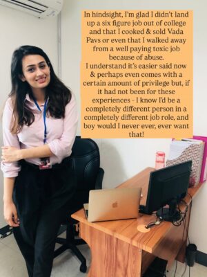 Tarini Peshawaria Instagram - What is the job you detested with all your might, but ended up making you reach the right place at the right time? Share 🤍