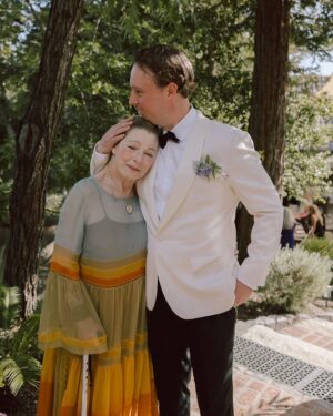 Tatum O'Neal Instagram - What a glorious day celebrating the wedding of my son and Fern ❤️‍🔥❤️‍🔥❤️‍🔥 @ferncozine