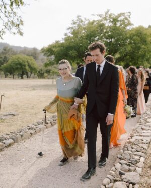 Tatum O'Neal Instagram - What a glorious day celebrating the wedding of my son and Fern ❤️‍🔥❤️‍🔥❤️‍🔥 @ferncozine