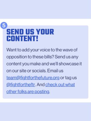Taylor Lorenz Instagram - ALL HANDS ON DECK!! CALL YOUR REPRESENTATIVE TODAY and tell them: 
 
—NO to KOSA
—NO to Section 230 reform 
—NO online digital ID laws
—NO age verification laws
—NO to the SCREEN Act
—NO to the App Store Accountability Act (digital ID system)
 
CALL NOW!!!! We are about to lose the internet and free speech for life. These laws will reward Peter Thiel’s ID verification and data harvesting companies w billions while entrenching the power of big tech. 

Sen. Marsha Blackburn, claimed KOSA would help “protect minor children from the transgender in this culture.” She also claimed that social media “is where children are being indoctrinated” into LGBTQ culture. 

These bills are being positioned as protecting children online, but experts in child welfare, mental health, and technology say they will cause immense damage to children’s lives and usher in an unprecedented level of mass surveillance and censorship. 
 
The government is also seeking to repeal Section 230, the landmark legislation that protects independent journalism and free speech online. 

Democrats are doing all of this claiming that they’re “cracking down on big tech”, but in reality these laws are a massive gift to big tech and will drastically increase the amount of data tech companies can harvest on us and will entrench the power of Meta and Google. 
 
CALL YOUR REPRESENTATIVES NOW!!!!! And visit badinternetbills.com for a full rundown, scripts to say when you call your congress person and more. 

Read my full piece in @zeteonews 👈👈👈👈