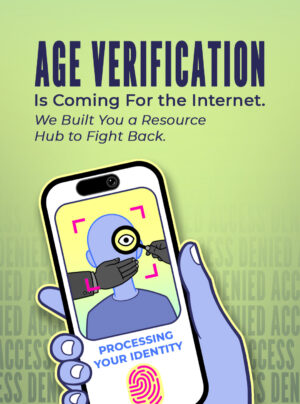 Taylor Lorenz Instagram - EFF has long warned against age-gating the internet. Age verification technology itself is often inaccurate and privacy-invasive. These restrictive mandates strike at the foundation of the free and open internet. They are tools of censorship, used to block people from viewing or sharing information that the government deems “harmful” or “offensive.”

But users aren't powerless! Head to the link in our bio to explore our Age Verification Resource Hub and remember to join our AMA 12/15-12/17 between 12pm - 5pm PDT!