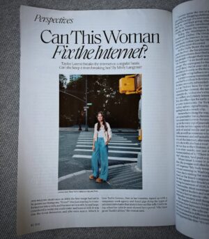 Taylor Lorenz Instagram - This piece came out a while ago and I meant to post, but I finally found it in print!!