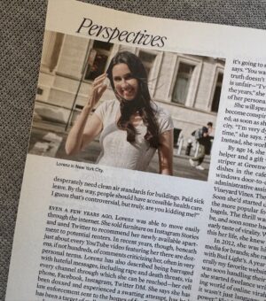 Taylor Lorenz Instagram - This piece came out a while ago and I meant to post, but I finally found it in print!!