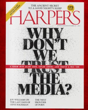 Taylor Lorenz Instagram - I’m on the cover of @harpersmagazine this month talking about ~the media~ 🥰