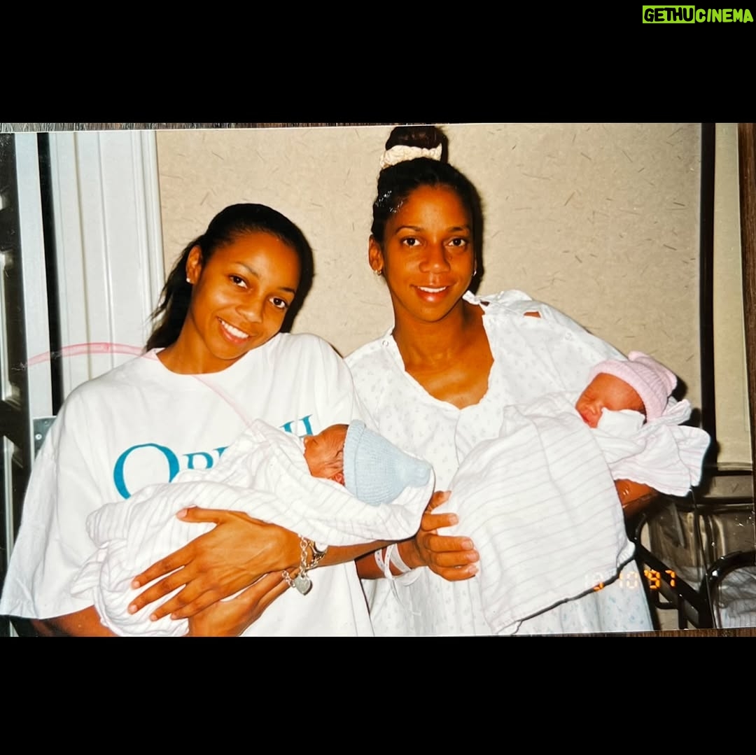 Terry Ellis - 27.5K Likes - Happy Best Friends Day, Besties!! 👧🏽🩷👧🏽 33 years of you @terryellis! I count my Terry Blessings every day 💖😘🙏🏽🎉👏🏾🫶🏽 #nationalbestfriendsday 
Pic 1&2 Our first photo sesh camera 📸 #Darryl Schiff 1992! We really didn’t get that we looked like each other until we saw these photos 🤯🤣
Pic 3-5 📷 @imerickrobinson 2024
