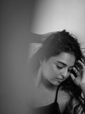 Thamizhvani Instagram - Some stories are best told in silence🌌🤍🕊️

Portraits by @portraitsbysaran 

#visualdiary #ArtsyVibes #MoodyAesthetics #RawPortrait