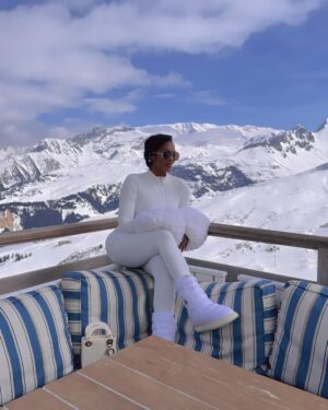 Tiwa Savage Instagram - Another one of the bucklet list ❄️❄️❄️