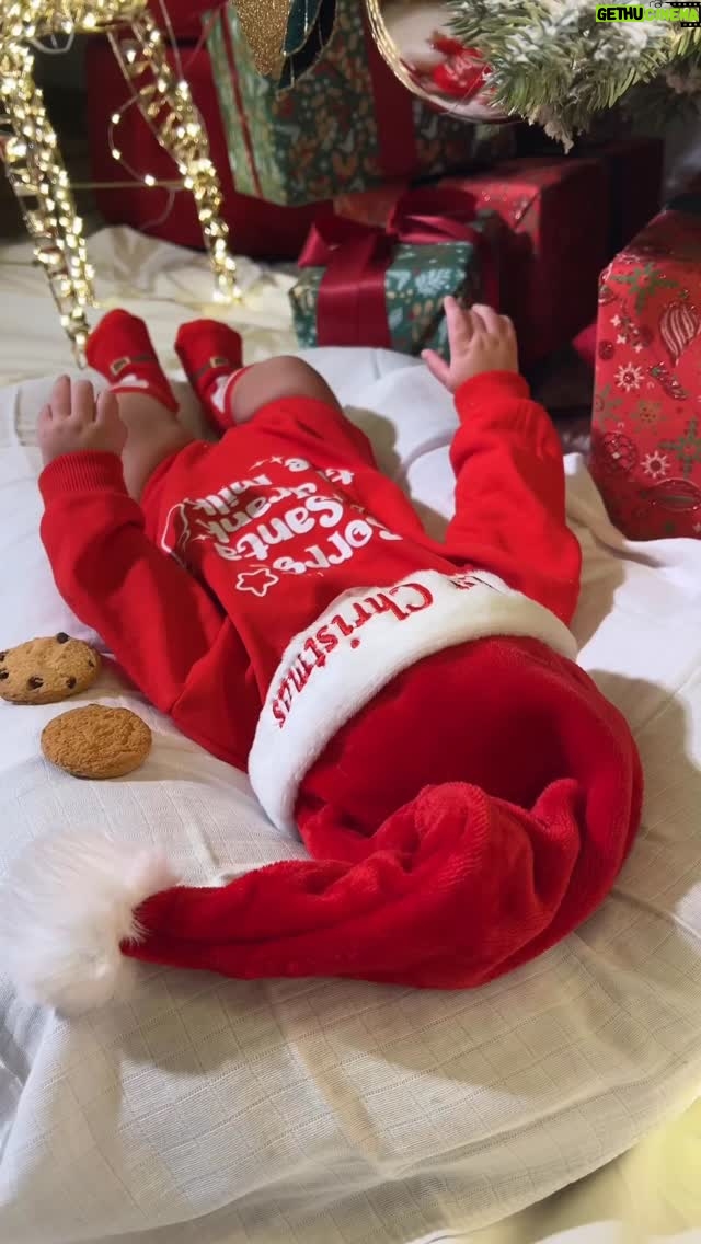 Toke Makinwa - 69.4K Likes - Guess who is patiently waiting on Santa???? Oops she drank half of the milk 🥛 😍😍😍😍😍😍.
Santa please stop here for Yakira 
‘It’s the season ya”ll
Yaya’s 1st Christmas