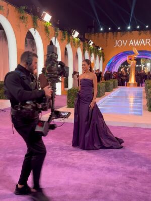 Valerie Abou Chacra Instagram - Had a great time last night at the @joyawards
Thank you @gea_saudi @turki for having me and congratulations to all the winners and nominees š¤
@carolinaherrera
@cedrichaddad
@georgeselmendelek
@chopard