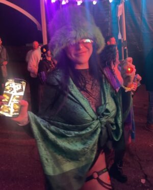 Valerie Bragg Instagram - Recap of new years @decadencearizona
1. W my Shayna
2. @kaiwachiofficial
3. Outfit 2
4. Dub day
5. With Lana 🐱
6. Under my umbrella ella ella
7. Techno babies
8. Our meal for 2 days
9. Stuuuckkk
10. W the girls @shaynaholt @summerbarkan
11. At the rails for the first time
12. Red tongue 👅
13. Heading home
14. Deaddd 💀