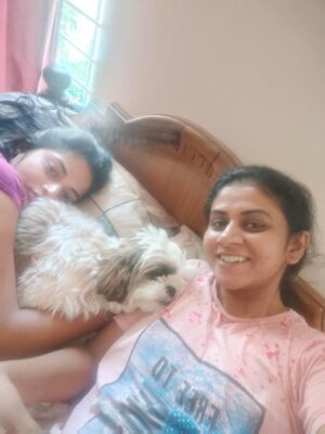 Vani YM Instagram - ಮಕ್ಕಳಾಗಿ ಇದ್ದಾಗಿನಿಂದ ನಿಂಗೊಂದು ಮಗು ಅಗೋವರ್ಗು ಅದೇ ಹಾರಾಟ, ಅದೇ ಕಿರ್ಚಾಟ, ಅದೇ ಹೊಡೆದಾಟ but still I’ll give you first preference Because you born in the last month ಮಜ್ಜಾ ಮಾಡು 😬😬🤡💩☠️👺🤠👹👻. HBD kannavva makalavva 💀