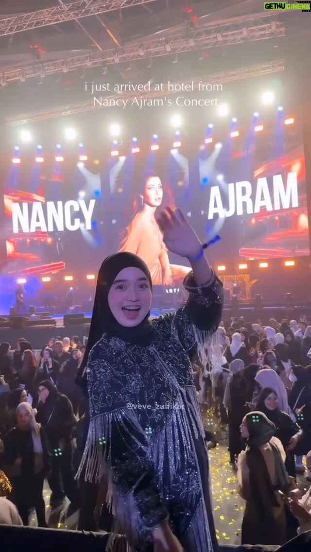 Veve Zulfikar - 3 Likes - this was my 1st concert ever ! i've never go to another concert except this 🥹😍❤️ really really happy to see uu in person & heard ur voice n song in real life. can't wait to come to ur next concert in Indonesia @nancyajram 🇮🇩 please come fastt !! 

big thanks to @rajawaliindonesia @anas_alimi as a Founder and Promotor of Nancy Ajram's Concert 🤍 we are waiting for another Arabic Concert with other Arabic singers