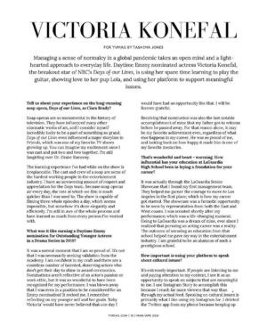 Victoria Konefal Instagram - Whassup you beautiful Kings/Queens? Hope you’re feeling confident and inspired today🌹 here’s my cover story for @yvmag if you wanna have a look 🙈
