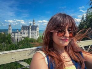 Vitasta Bhat Instagram - Casually invading a fairytale🏰
📍Neuschwanstein Castle, Füssen, Germany