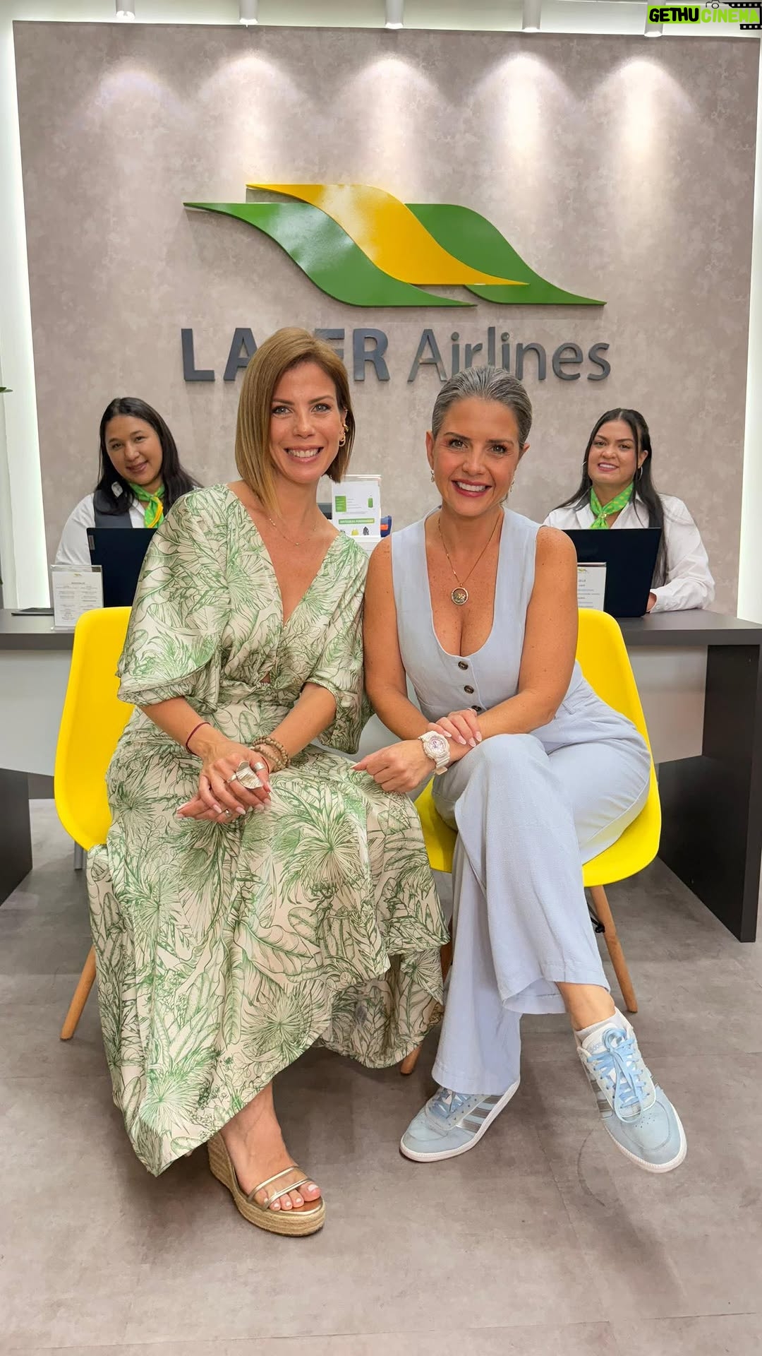 Wanda D'Isidoro - 10.7K Likes - ✈️ ¡Viajar con @laserairlinesoficial es una experiencia increíble! 🌟 Gracias mi @pattyschwarzoficial , por acompañarme a cambiar los pasajes. Todo fue súper rápido y sin complicaciones. 🙌✨ Además, pudimos disfrutar de un delicioso café mientras esperábamos , ¡todo esto y mucho más en la Castellana! ☺️… Si buscas eficiencia y un gran servicio al cliente, ¡no dudes en volar con Láser! 🛫 
Después de este viaje y vivir esta experiencia maravillosa , digo con seguridad que @laserairlinesoficial se convirtió en mi aerolínea preferida , la vida es un buen viaje… 😉 #ViajaConLáser #ExperienciaLáser #servicioalcliente