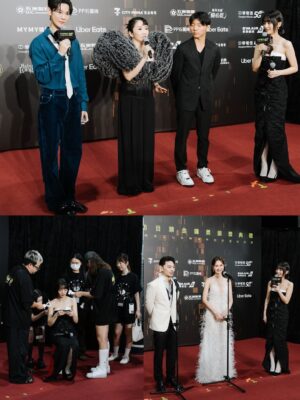 Wenny Lin Instagram - @goldenbellawards 
（第二年的心得還是落落長，歹勢）
成為金鐘60星光大道的主持人，真的是一件榮幸又緊張到胃在翻滾的事，每年看著這道發光的紅毯，總覺得這裡是一個象徵夢想、努力與榮耀的地方，很開心能在此迎接每一位優秀的電視人。

先是好長一段時間的準備期，再從彩排到正式開場，每一秒都在提醒自己：「冷靜、穩定、享受。」但老實說，開始前在禮賓車上沉澱的那10分鐘，真的以為過了10小時，太煎熬啦(＞人＜;)但當麥克風開啟，感受到現場每位夥伴相信我們的眼神，並近距離看到大家盛裝打扮、自信登場，一切的光芒真的會讓人瞬間忘記所有，心裡只想好好的讓他們在鏡頭前的每分每秒，都有被好好的記錄下來。

主持紅毯不只是介紹誰走上來，更是一場節奏與臨場反應的大考驗，有時天氣、燈光、排程都會有臨時變化，但那也是現場主持最迷人的地方——沒有任何一次會完全一樣，而我喜歡這樣，喜歡挑戰這樣。

結束後回頭看，有一種「我們一起參與了台灣電視史重要一頁」的感動。

金鐘60，會是我心裡永遠閃閃發亮的一刻。✨

謝謝認真到不行的熙熙，每分每秒都在討論彼此可以怎麼樣一起更好，禮賓車的等待期，我們一起真誠的鼓勵，那也是我不會忘記的時刻，很開心能和你合作！謝謝前輩(⁎⁍̴̛ᴗ⁍̴̛⁎)

謝謝最可靠的三立團隊，謝謝玫姐、琴姐、邊哥、孟芬姐還有思思、真真、郁婷、怡萱，以及導播、FD、所有攝影大哥們⋯⋯還有好多人，總之一場活動真的需要太多夥伴一起幫忙，少了誰都不行，有你們真好。

謝謝最讓我安心的MUMU Family，這次大家都穿上了我的有才文創好朋朋 @kingjun 替我設計的衣服，每個人都超可愛的，謝謝你們成為我的後盾，謝謝每次補妝時間都用最溫暖的聲音為我加油。

謝謝傑尼龜和米雪，不用多說，我就是很愛你們，希望你們也有放下大石一起玩得放心，因為你們開心我就開心。

真心謝謝所有幕前幕後的夥伴、入圍者、我的家人朋友以及粉絲，你們讓我在這條紅毯上不只是主持人，更是見證夢想的人。

總之，沒有你們沒有我，我會繼續努力。