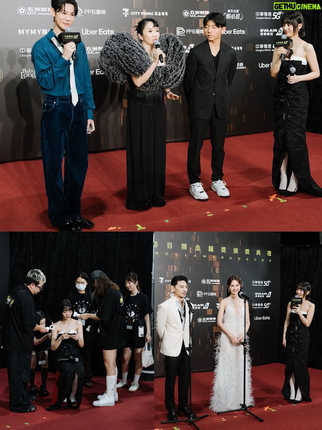 Wenny Lin - 5.6K Likes - @goldenbellawards 
（第二年的心得還是落落長，歹勢）
成為金鐘60星光大道的主持人，真的是一件榮幸又緊張到胃在翻滾的事，每年看著這道發光的紅毯，總覺得這裡是一個象徵夢想、努力與榮耀的地方，很開心能在此迎接每一位優秀的電視人。

先是好長一段時間的準備期，再從彩排到正式開場，每一秒都在提醒自己：「冷靜、穩定、享受。」但老實說，開始前在禮賓車上沉澱的那10分鐘，真的以為過了10小時，太煎熬啦(＞人＜;)但當麥克風開啟，感受到現場每位夥伴相信我們的眼神，並近距離看到大家盛裝打扮、自信登場，一切的光芒真的會讓人瞬間忘記所有，心裡只想好好的讓他們在鏡頭前的每分每秒，都有被好好的記錄下來。

主持紅毯不只是介紹誰走上來，更是一場節奏與臨場反應的大考驗，有時天氣、燈光、排程都會有臨時變化，但那也是現場主持最迷人的地方——沒有任何一次會完全一樣，而我喜歡這樣，喜歡挑戰這樣。

結束後回頭看，有一種「我們一起參與了台灣電視史重要一頁」的感動。

金鐘60，會是我心裡永遠閃閃發亮的一刻。✨

謝謝認真到不行的熙熙，每分每秒都在討論彼此可以怎麼樣一起更好，禮賓車的等待期，我們一起真誠的鼓勵，那也是我不會忘記的時刻，很開心能和你合作！謝謝前輩(⁎⁍̴̛ᴗ⁍̴̛⁎)

謝謝最可靠的三立團隊，謝謝玫姐、琴姐、邊哥、孟芬姐還有思思、真真、郁婷、怡萱，以及導播、FD、所有攝影大哥們⋯⋯還有好多人，總之一場活動真的需要太多夥伴一起幫忙，少了誰都不行，有你們真好。

謝謝最讓我安心的MUMU Family，這次大家都穿上了我的有才文創好朋朋 @kingjun 替我設計的衣服，每個人都超可愛的，謝謝你們成為我的後盾，謝謝每次補妝時間都用最溫暖的聲音為我加油。

謝謝傑尼龜和米雪，不用多說，我就是很愛你們，希望你們也有放下大石一起玩得放心，因為你們開心我就開心。

真心謝謝所有幕前幕後的夥伴、入圍者、我的家人朋友以及粉絲，你們讓我在這條紅毯上不只是主持人，更是見證夢想的人。

總之，沒有你們沒有我，我會繼續努力。