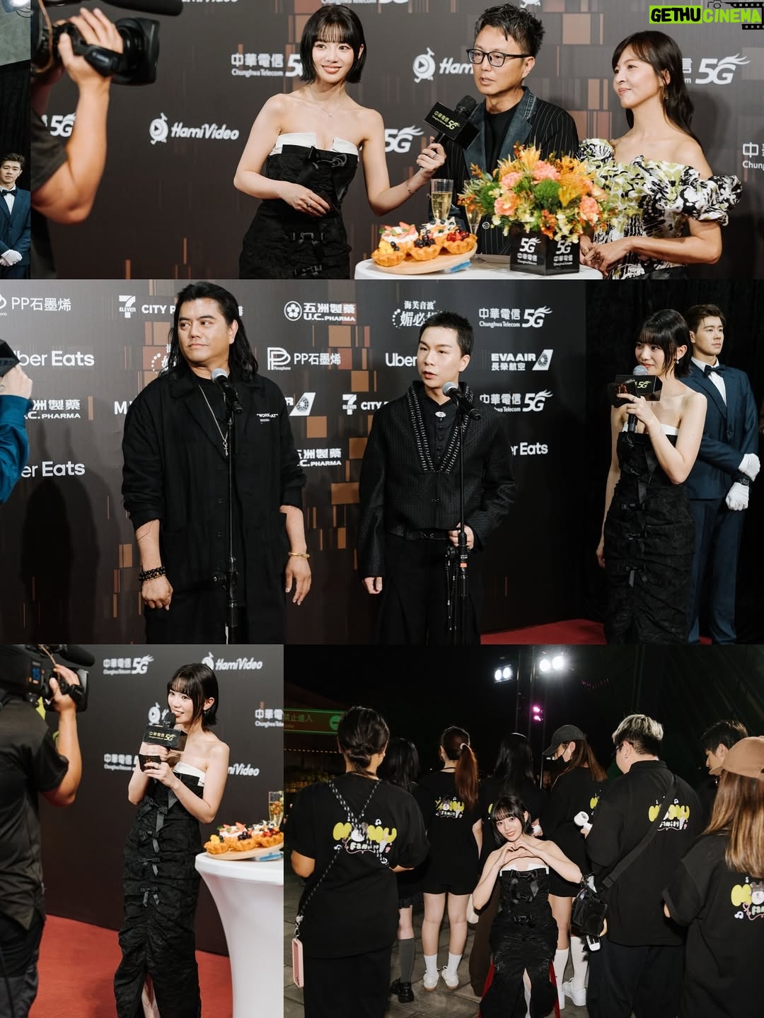 Wenny Lin - 5.6K Likes - @goldenbellawards 
（第二年的心得還是落落長，歹勢）
成為金鐘60星光大道的主持人，真的是一件榮幸又緊張到胃在翻滾的事，每年看著這道發光的紅毯，總覺得這裡是一個象徵夢想、努力與榮耀的地方，很開心能在此迎接每一位優秀的電視人。

先是好長一段時間的準備期，再從彩排到正式開場，每一秒都在提醒自己：「冷靜、穩定、享受。」但老實說，開始前在禮賓車上沉澱的那10分鐘，真的以為過了10小時，太煎熬啦(＞人＜;)但當麥克風開啟，感受到現場每位夥伴相信我們的眼神，並近距離看到大家盛裝打扮、自信登場，一切的光芒真的會讓人瞬間忘記所有，心裡只想好好的讓他們在鏡頭前的每分每秒，都有被好好的記錄下來。

主持紅毯不只是介紹誰走上來，更是一場節奏與臨場反應的大考驗，有時天氣、燈光、排程都會有臨時變化，但那也是現場主持最迷人的地方——沒有任何一次會完全一樣，而我喜歡這樣，喜歡挑戰這樣。

結束後回頭看，有一種「我們一起參與了台灣電視史重要一頁」的感動。

金鐘60，會是我心裡永遠閃閃發亮的一刻。✨

謝謝認真到不行的熙熙，每分每秒都在討論彼此可以怎麼樣一起更好，禮賓車的等待期，我們一起真誠的鼓勵，那也是我不會忘記的時刻，很開心能和你合作！謝謝前輩(⁎⁍̴̛ᴗ⁍̴̛⁎)

謝謝最可靠的三立團隊，謝謝玫姐、琴姐、邊哥、孟芬姐還有思思、真真、郁婷、怡萱，以及導播、FD、所有攝影大哥們⋯⋯還有好多人，總之一場活動真的需要太多夥伴一起幫忙，少了誰都不行，有你們真好。

謝謝最讓我安心的MUMU Family，這次大家都穿上了我的有才文創好朋朋 @kingjun 替我設計的衣服，每個人都超可愛的，謝謝你們成為我的後盾，謝謝每次補妝時間都用最溫暖的聲音為我加油。

謝謝傑尼龜和米雪，不用多說，我就是很愛你們，希望你們也有放下大石一起玩得放心，因為你們開心我就開心。

真心謝謝所有幕前幕後的夥伴、入圍者、我的家人朋友以及粉絲，你們讓我在這條紅毯上不只是主持人，更是見證夢想的人。

總之，沒有你們沒有我，我會繼續努力。