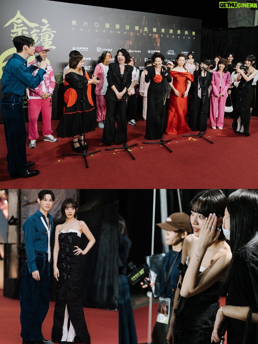 Wenny Lin - 5.6K Likes - @goldenbellawards 
（第二年的心得還是落落長，歹勢）
成為金鐘60星光大道的主持人，真的是一件榮幸又緊張到胃在翻滾的事，每年看著這道發光的紅毯，總覺得這裡是一個象徵夢想、努力與榮耀的地方，很開心能在此迎接每一位優秀的電視人。

先是好長一段時間的準備期，再從彩排到正式開場，每一秒都在提醒自己：「冷靜、穩定、享受。」但老實說，開始前在禮賓車上沉澱的那10分鐘，真的以為過了10小時，太煎熬啦(＞人＜;)但當麥克風開啟，感受到現場每位夥伴相信我們的眼神，並近距離看到大家盛裝打扮、自信登場，一切的光芒真的會讓人瞬間忘記所有，心裡只想好好的讓他們在鏡頭前的每分每秒，都有被好好的記錄下來。

主持紅毯不只是介紹誰走上來，更是一場節奏與臨場反應的大考驗，有時天氣、燈光、排程都會有臨時變化，但那也是現場主持最迷人的地方——沒有任何一次會完全一樣，而我喜歡這樣，喜歡挑戰這樣。

結束後回頭看，有一種「我們一起參與了台灣電視史重要一頁」的感動。

金鐘60，會是我心裡永遠閃閃發亮的一刻。✨

謝謝認真到不行的熙熙，每分每秒都在討論彼此可以怎麼樣一起更好，禮賓車的等待期，我們一起真誠的鼓勵，那也是我不會忘記的時刻，很開心能和你合作！謝謝前輩(⁎⁍̴̛ᴗ⁍̴̛⁎)

謝謝最可靠的三立團隊，謝謝玫姐、琴姐、邊哥、孟芬姐還有思思、真真、郁婷、怡萱，以及導播、FD、所有攝影大哥們⋯⋯還有好多人，總之一場活動真的需要太多夥伴一起幫忙，少了誰都不行，有你們真好。

謝謝最讓我安心的MUMU Family，這次大家都穿上了我的有才文創好朋朋 @kingjun 替我設計的衣服，每個人都超可愛的，謝謝你們成為我的後盾，謝謝每次補妝時間都用最溫暖的聲音為我加油。

謝謝傑尼龜和米雪，不用多說，我就是很愛你們，希望你們也有放下大石一起玩得放心，因為你們開心我就開心。

真心謝謝所有幕前幕後的夥伴、入圍者、我的家人朋友以及粉絲，你們讓我在這條紅毯上不只是主持人，更是見證夢想的人。

總之，沒有你們沒有我，我會繼續努力。