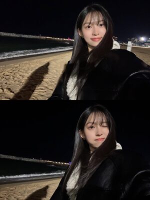 YENA Instagram - 겨울 좋아! 바다 좋아!