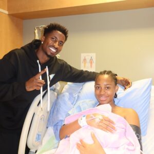 Yetunde Barnabas Instagram - Our second little miracle has arrived, Another piece of heaven in our arms. Thank You LORD🙏🏾👶🏾 🤍12/11/25
 #grateful #babynumber2 #foreverblessed