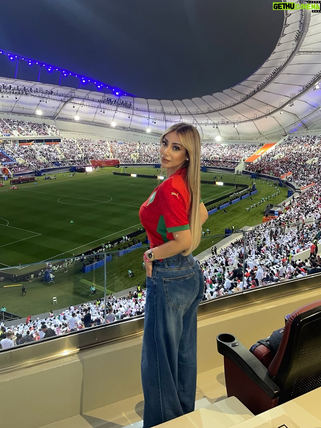 Yousra Saouf - 23.6K Likes - فخورة باختياري كصوت مغربي للغناء في كأس العرب 🇲🇦
شكرًا @arabcupqa على الاستضافة الرائعة، تجربة لن تُنسى.
مبروك لأسود الأطلس هذا الفوز المستحق والوصول إلى النهائي 🏆❤
