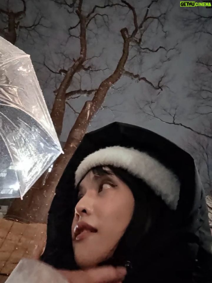 Yu-Tung Hsia - 5.1K Likes - 下雨的聖誕節，還是很快樂。
雖然嘴上碎念著「怎麼還在下啦～」，但心裡知道，反正也改變不了，那就開心地接受吧😉

而且真的很幸運。
不知道點燈時間的我們，卻剛好提早走到那附近，也剛好有一個小小的位置可以站著；沒等多久，燈就亮了。
濕濕冷冷的天氣，但現場氣氛特別好，心情也超好。
謝謝老公帶我來過聖誕節，真的很幸福。

也想謝謝媽媽。
把照片傳給他，他說：「看你開心，我就覺得幸福。」
簡單一句話，可是覺得感動🥰

祝大家幸福❄️聖誕節快樂❤️
