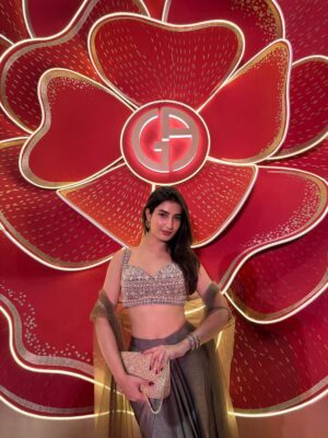 Yukti Chugh Instagram - Bolly music 🤝 me 

 Outfit1 : @plottwistlabel
Outfit 2 : @kalkifashion 
Outfit 3 : @kalkifashion 
Outfit 4 : @plottwistlabel
