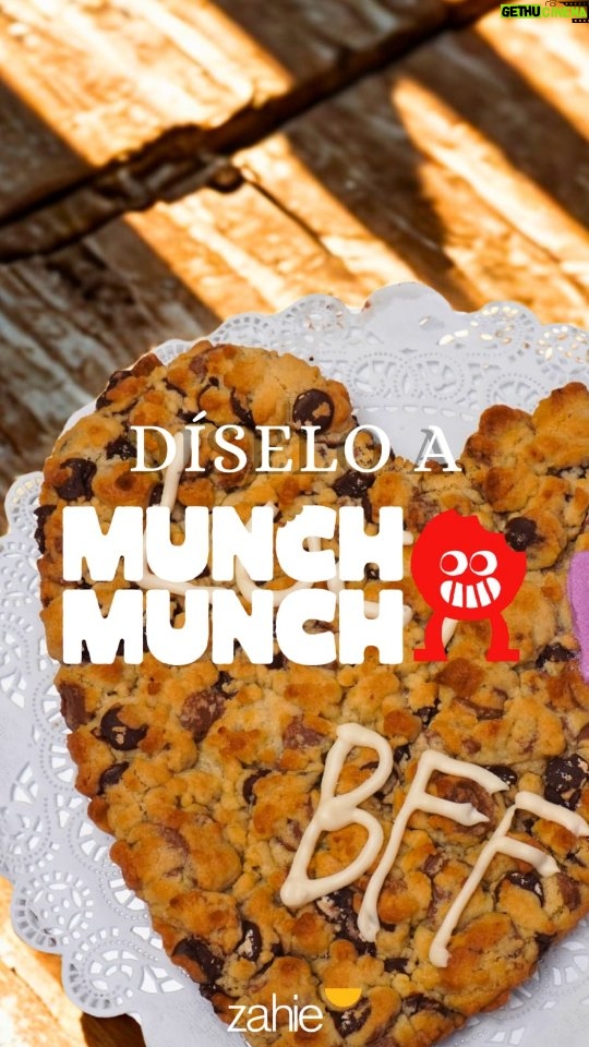 Zahie Téllez - 1.1K Likes - ¿Quieres darle amor a alguien este 14 de febrero? ❤️‍🔥 Regala algo delicioso y personalizado, por eso en MUNCH MUNCH hemos creado algo único: ¡Tu mensaje favorito sobre nuestra galleta corazón XL.

Tú eliges a quién sorprender y qué decirle: desde un "Te amo" hasta un "Eres mi persona favorita". Nosotros nos encargamos de decorarla a mano, empacarla y enviarla.

📣 EDICIÓN LIMITADA: Estaremos recibiendo pedidos personalizados solo hasta el 11 de febrero.

👉Haz clic en el link de nuestra biografía y reserva la tuya ahora.

Recuerda que también puedes recoger tu pedido en:

📍Av Sonora 174, Hipódromo, Cuauhtémoc, 06100 Ciudad de México, CDMX.

📍Cda. Augusto Rodin 347 Bis, San Juan, Benito Juárez, 03730 Ciudad de México, CDMX

#ZahieTéllez #Galletas #MunchMunch #sanvalentín #14defebrero❤️